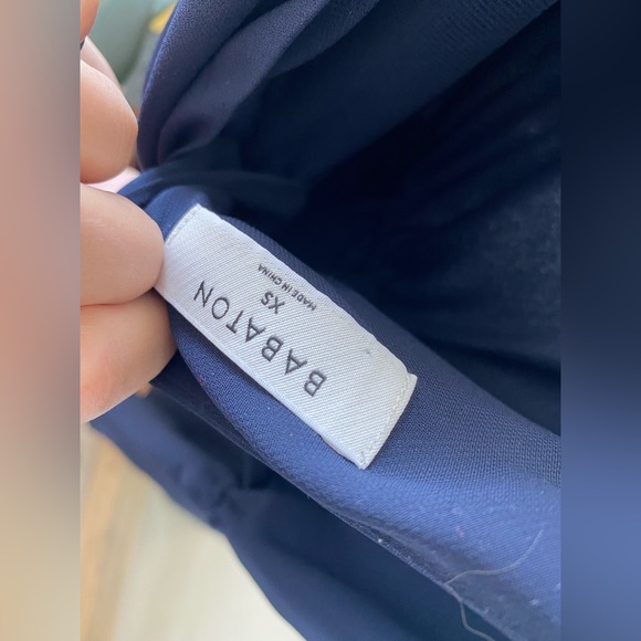 XS Navy Blue Babaton Dress - Picture 3 of 3